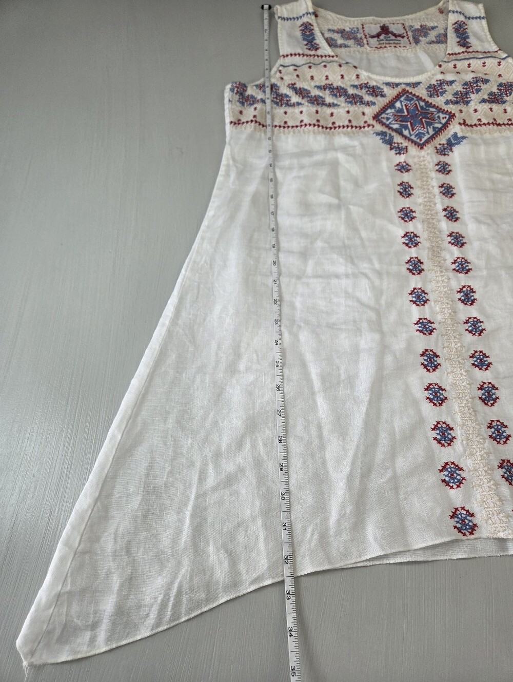 Johnny Was Linen Embroidered Dress - Picture 11 of 11